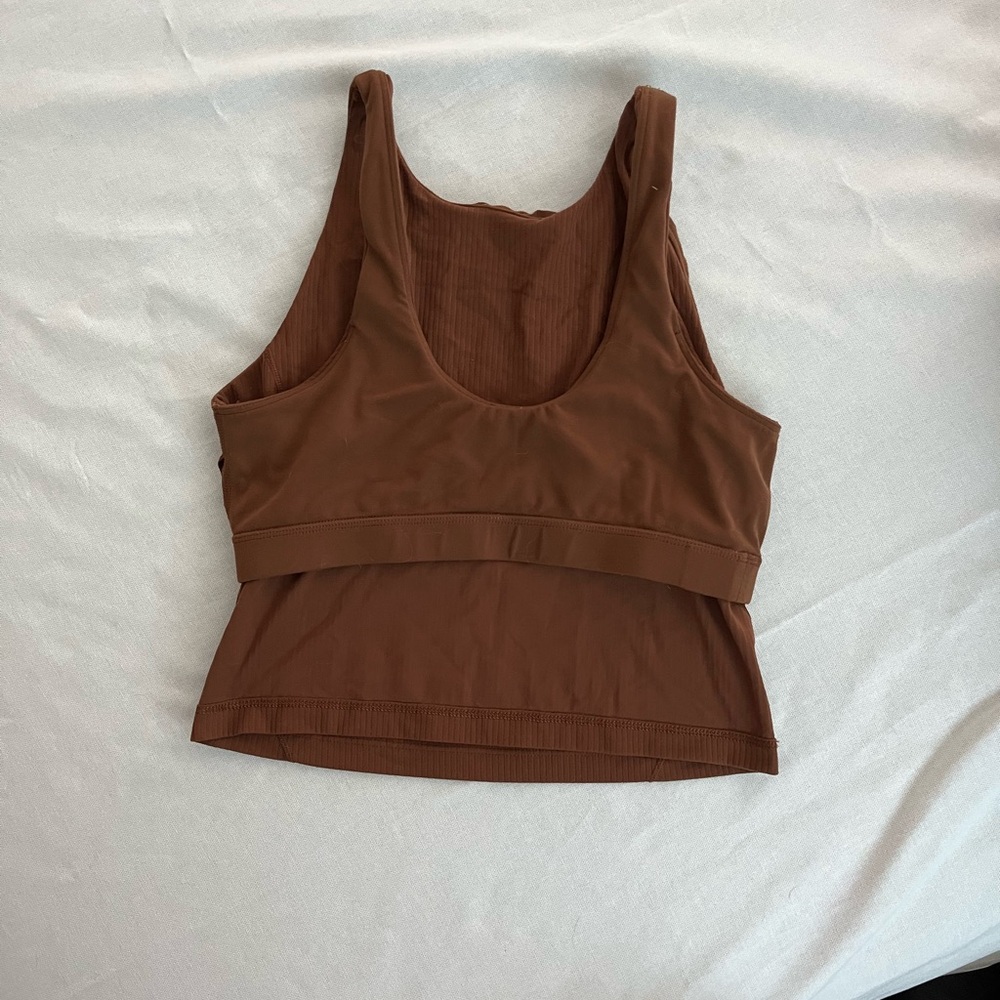 Align Ribbed High Neck Top - Picture 6 of 6
